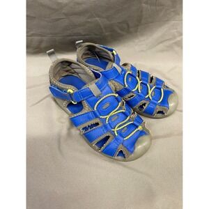 Kids Boys Mountain Creek Blue Yellow Closed Toe Water Sandals Shoes Size 11